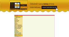 Desktop Screenshot of bobi-decor.pl